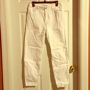 White high-waisted Jeans